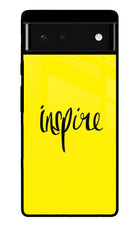 Inspire Google Pixel 6 Glass Case Back Cover by Casekaro