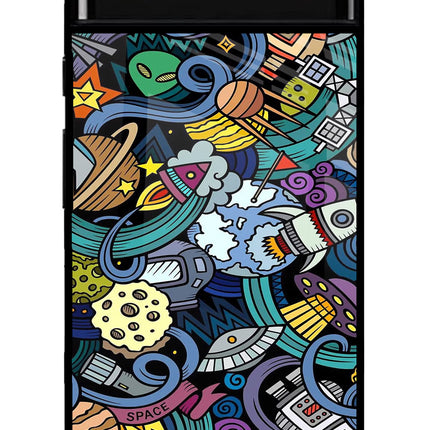 Space Abstract Google Pixel 6 Glass Case