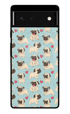 Pug Dog Google Pixel 6 Glass Case