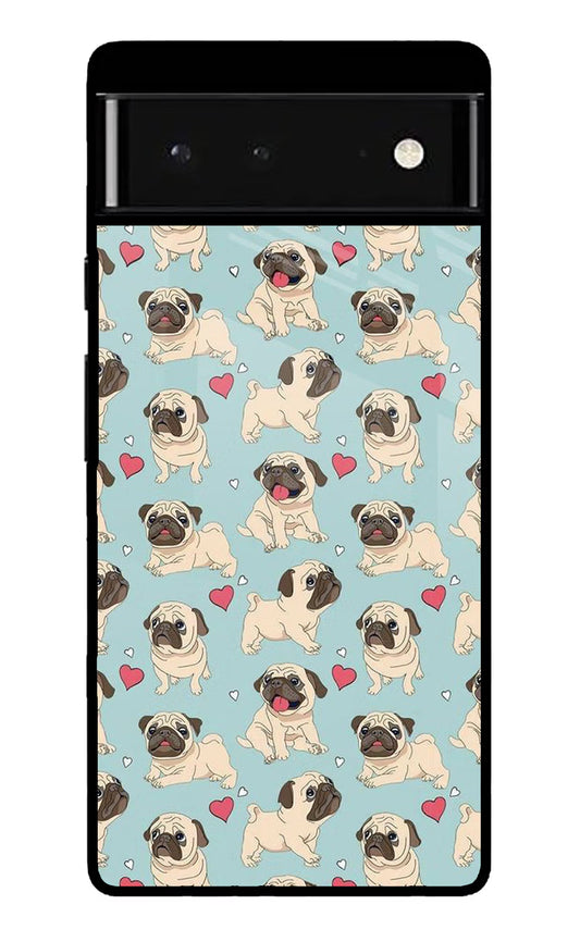 Pug Dog Google Pixel 6 Glass Case