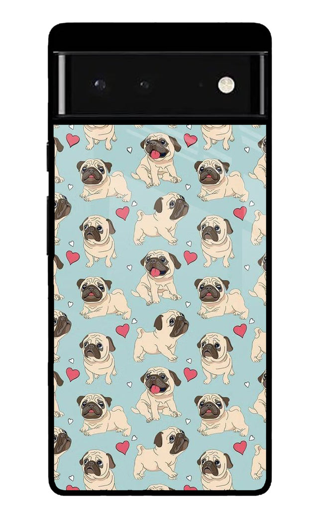 Pug Dog Google Pixel 6 Glass Case