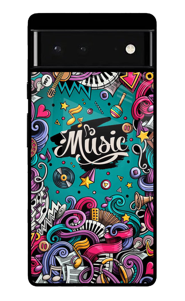 Music Graffiti Google Pixel 6 Glass Case