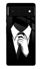 Black Tie Google Pixel 6 Glass Case