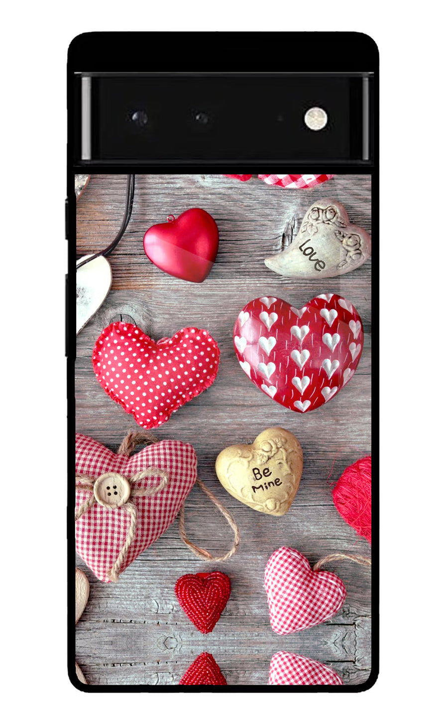 Love Wallpaper Google Pixel 6 Back Cover, Glass case