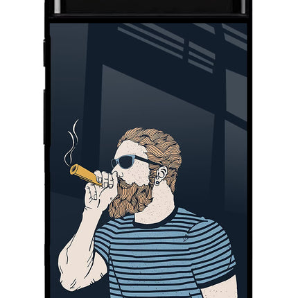 Smoking Google Pixel 6 Glass Case Back Cover by Casekaro