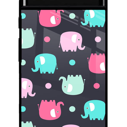 Elephants Google Pixel 6 Glass Case