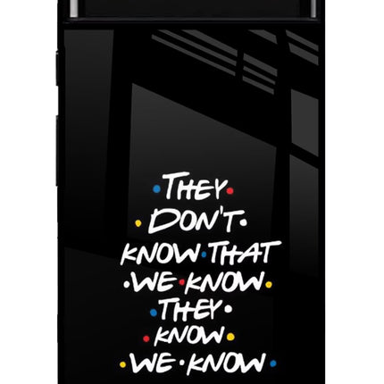 FRIENDS Dialogue Google Pixel 6 Glass Case