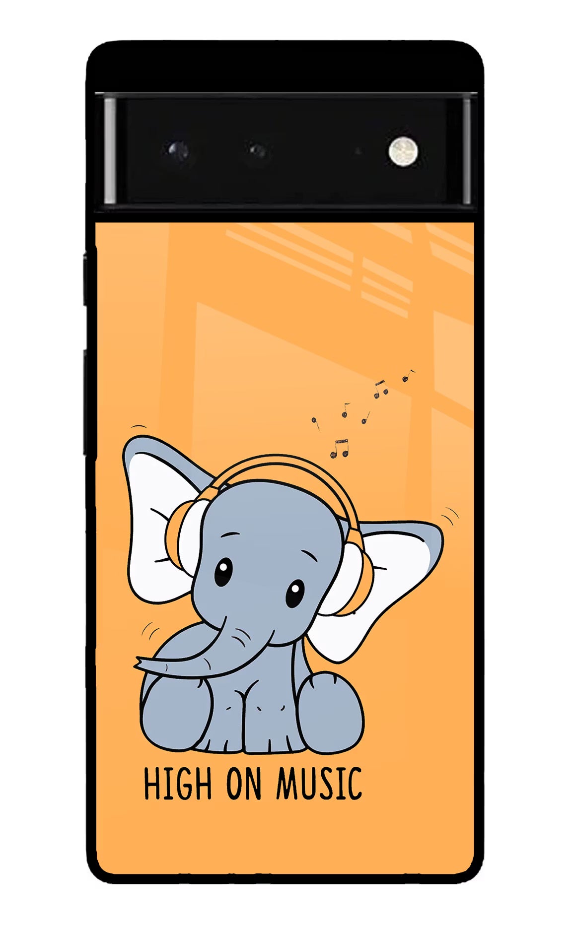 High On Music Google Pixel 6 Glass Case