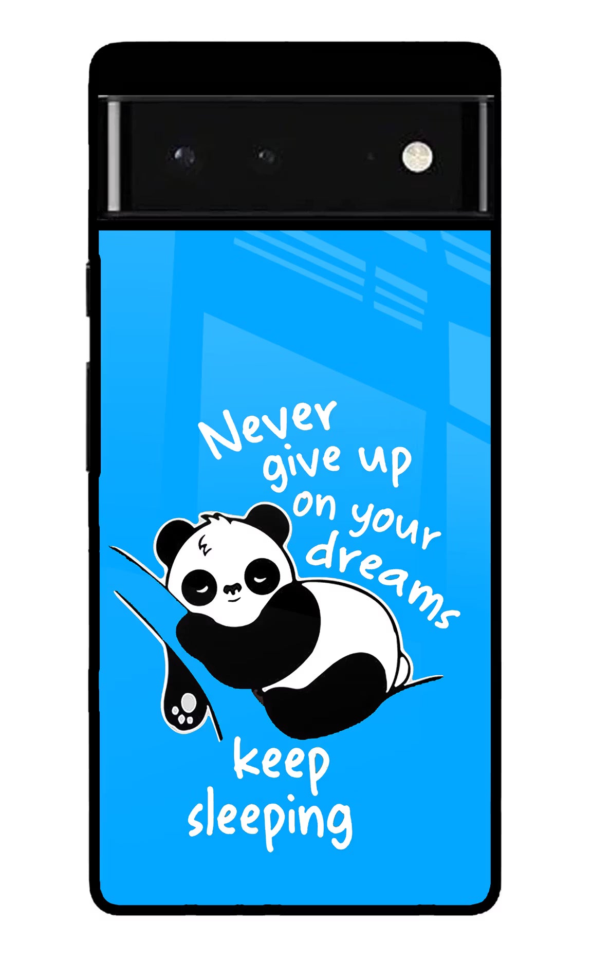Keep Sleeping Google Pixel 6 Glass Case Back Cover by Casekaro