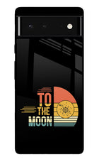 To the Moon Google Pixel 6 Glass Case