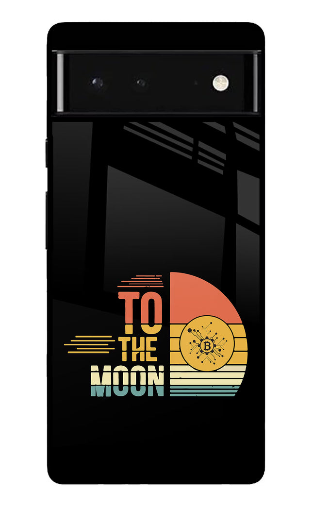 To the Moon Google Pixel 6 Glass Case