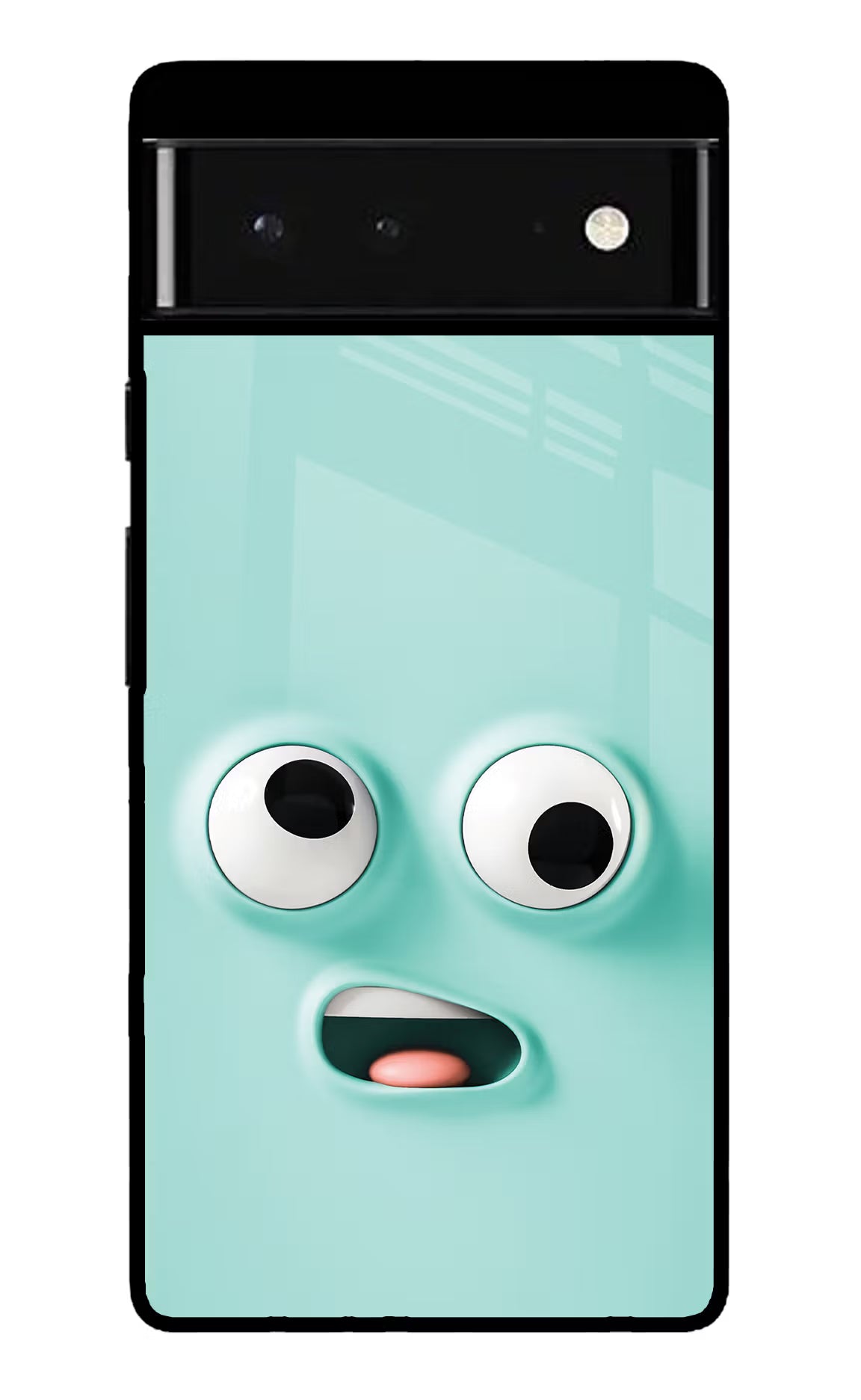 Funny Cartoon Google Pixel 6 Glass Case Back Cover by Casekaro