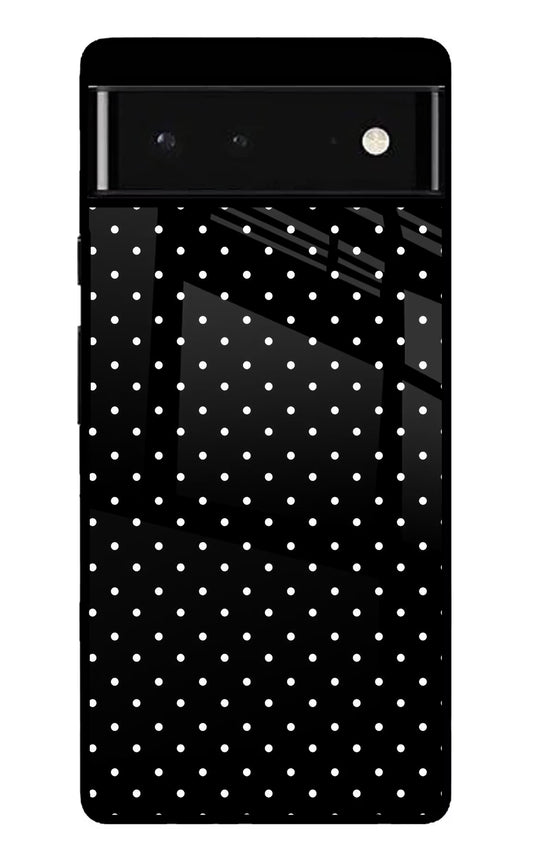 White Dots Google Pixel 6 Glass Case