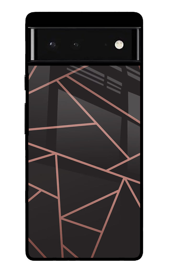 Geometric Pattern Google Pixel 6 Glass Case