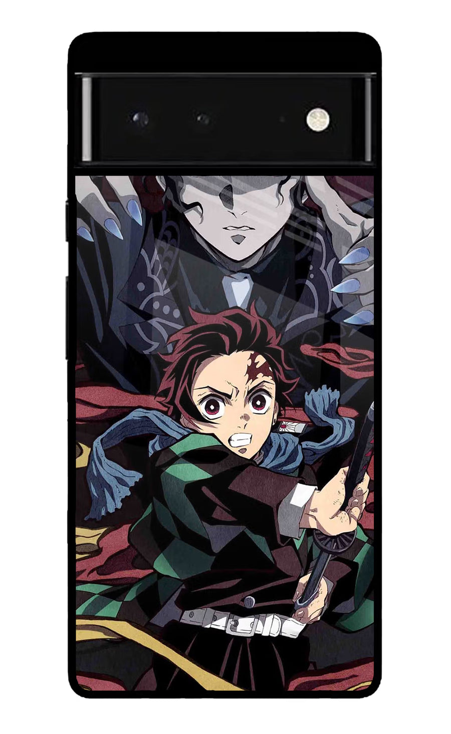 Demon Slayer Google Pixel 6 Back Cover, Glass case