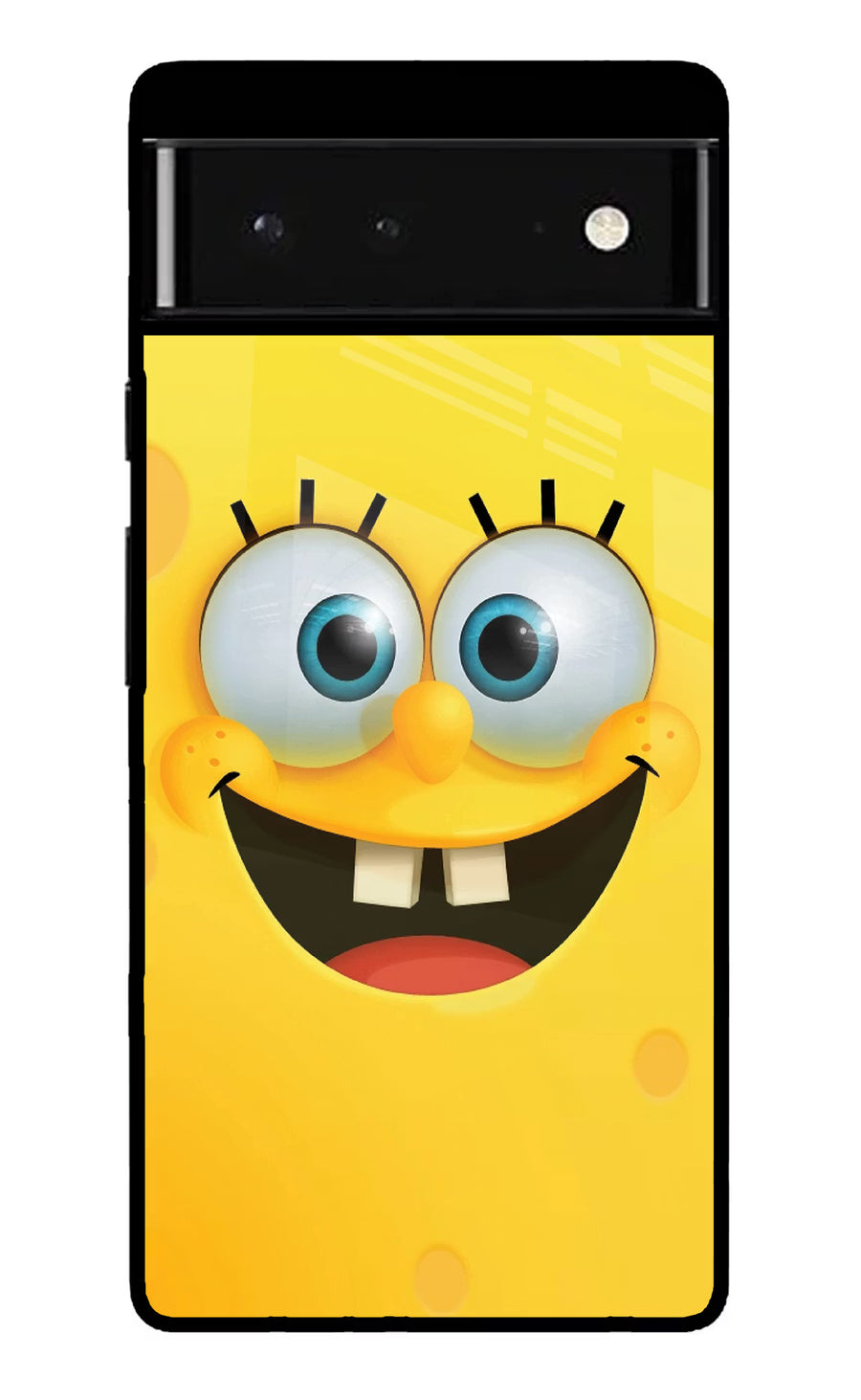 Sponge 1 Google Pixel 6 Back Cover, Glass case
