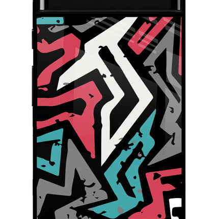 Geometric Graffiti Google Pixel 6 Glass Case