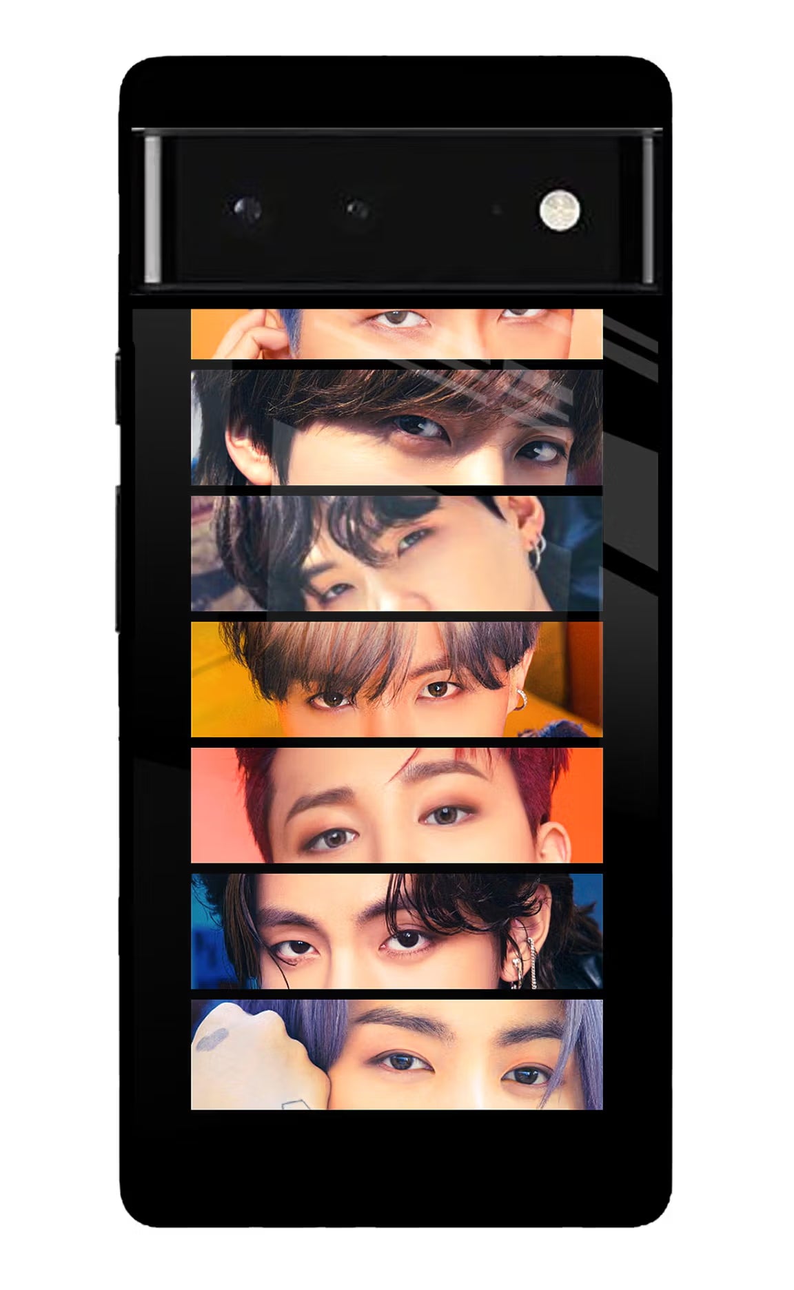 BTS Eyes Google Pixel 6 Glass Case
