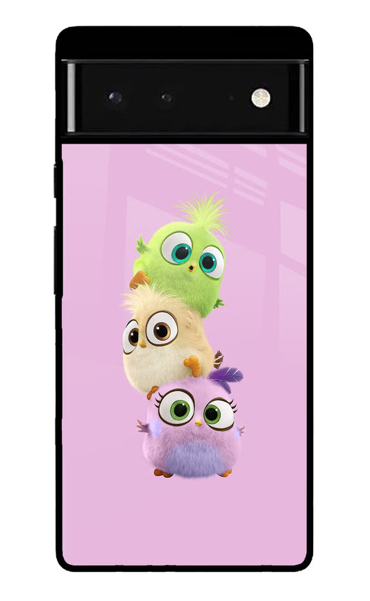 Cute Little Birds Google Pixel 6 Glass Case