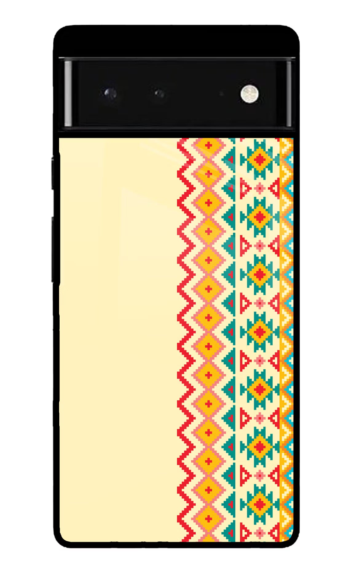 Ethnic Seamless Google Pixel 6 Glass Case Back Cover by Casekaro