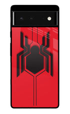 Spider Google Pixel 6 Glass Case Back Cover by Casekaro