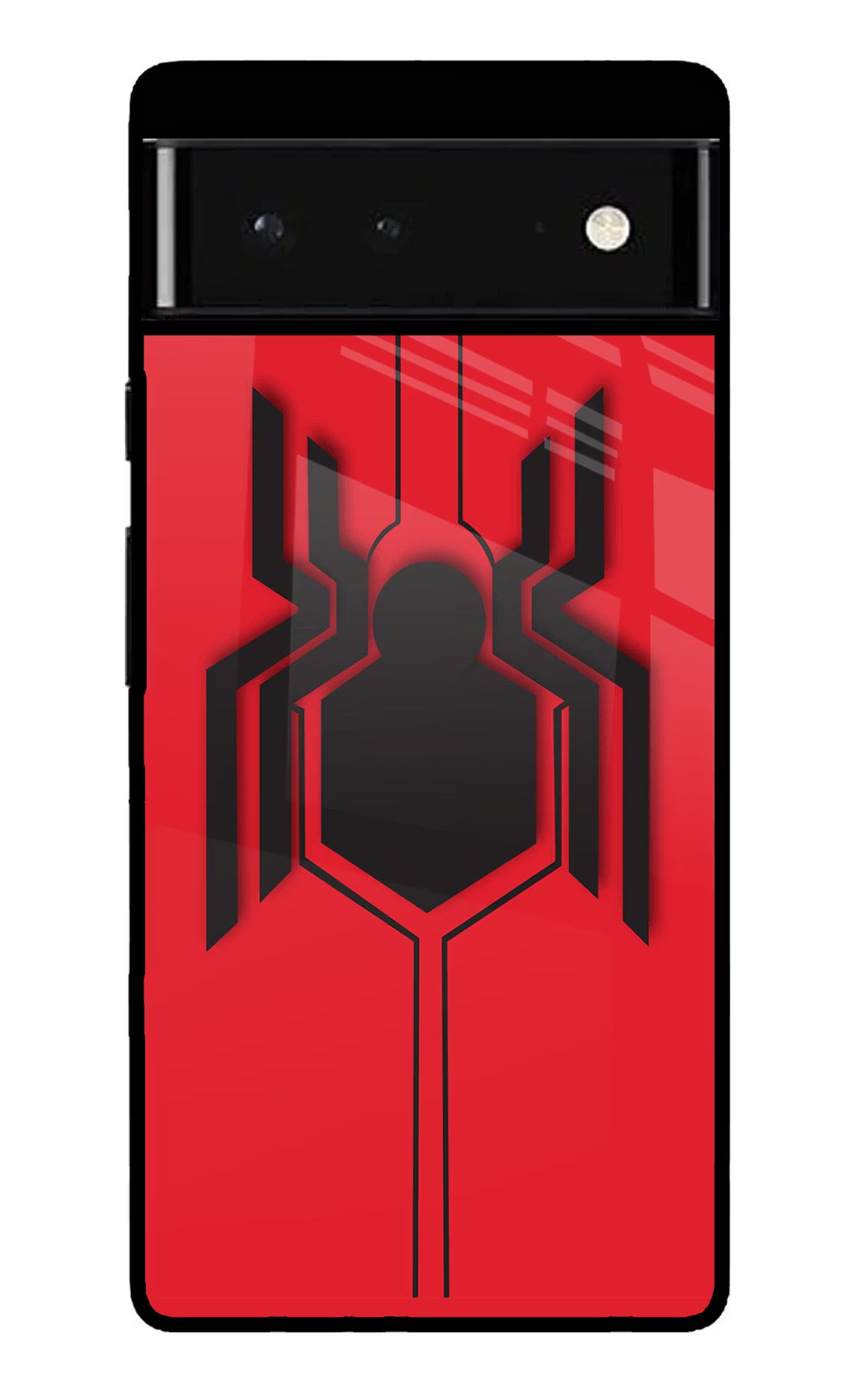 Spider Google Pixel 6 Glass Case Back Cover by Casekaro