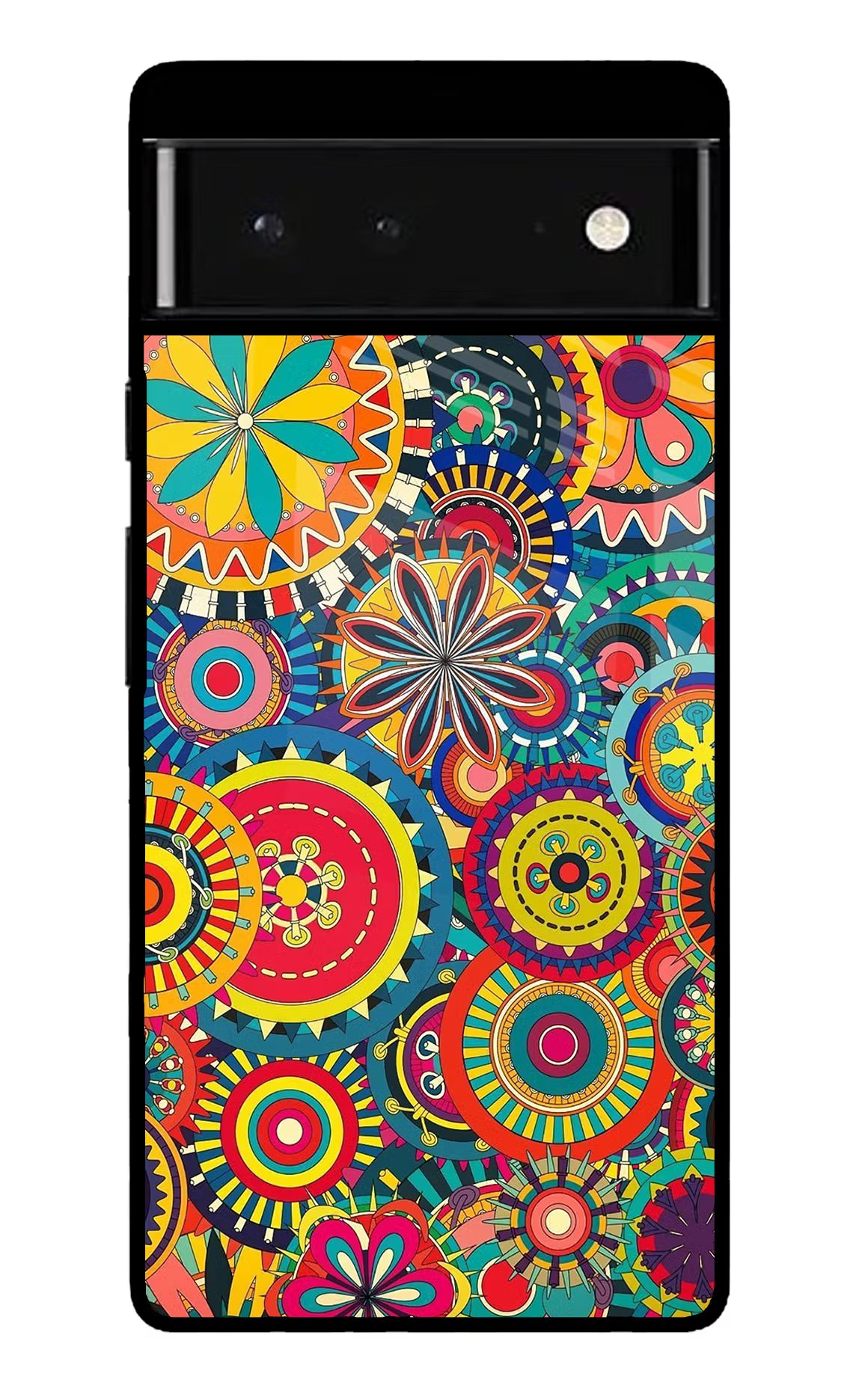 Gol Gol Art Google Pixel 6 Glass Case Back Cover by Casekaro