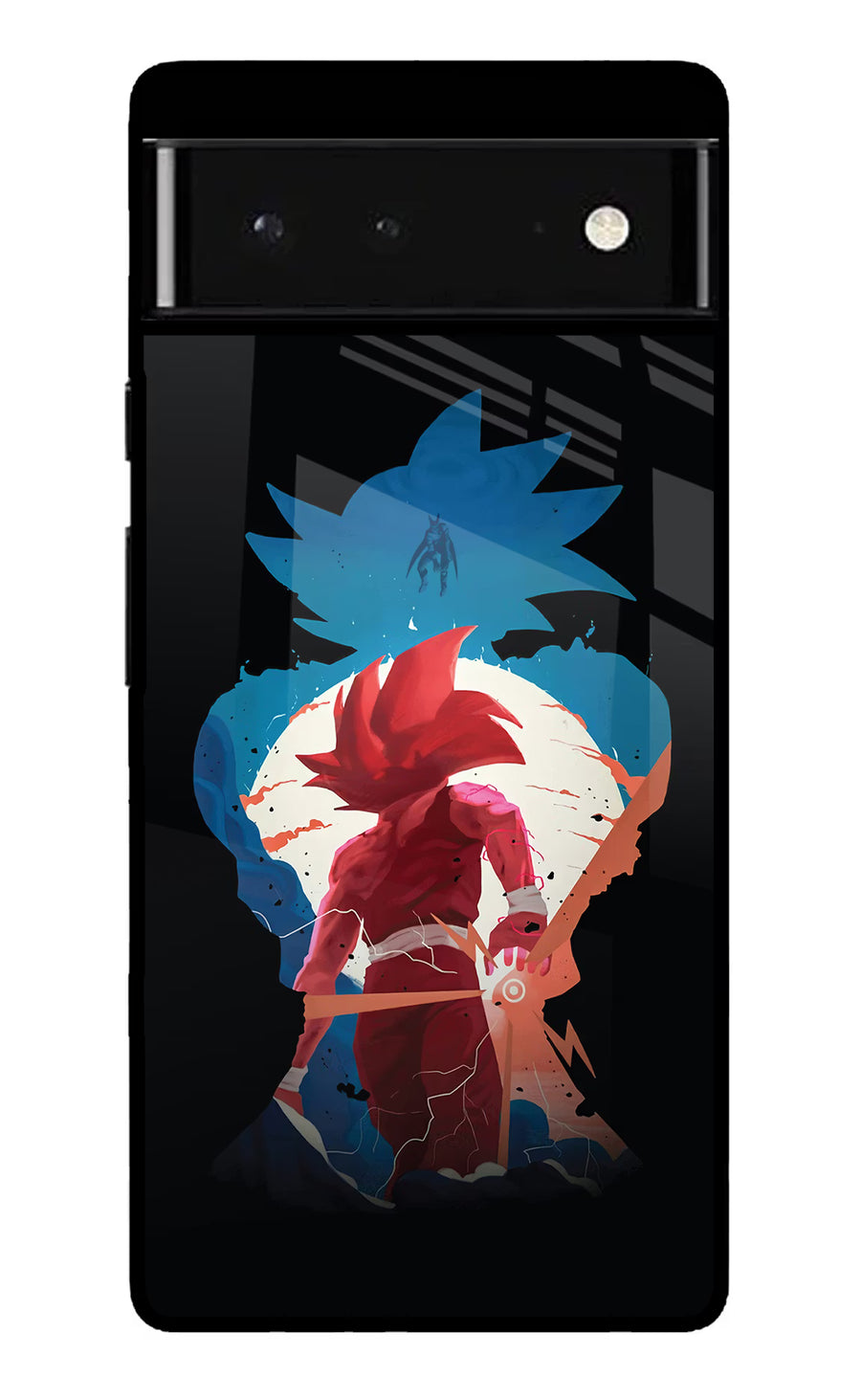 Goku Google Pixel 6 Back Cover, Glass case