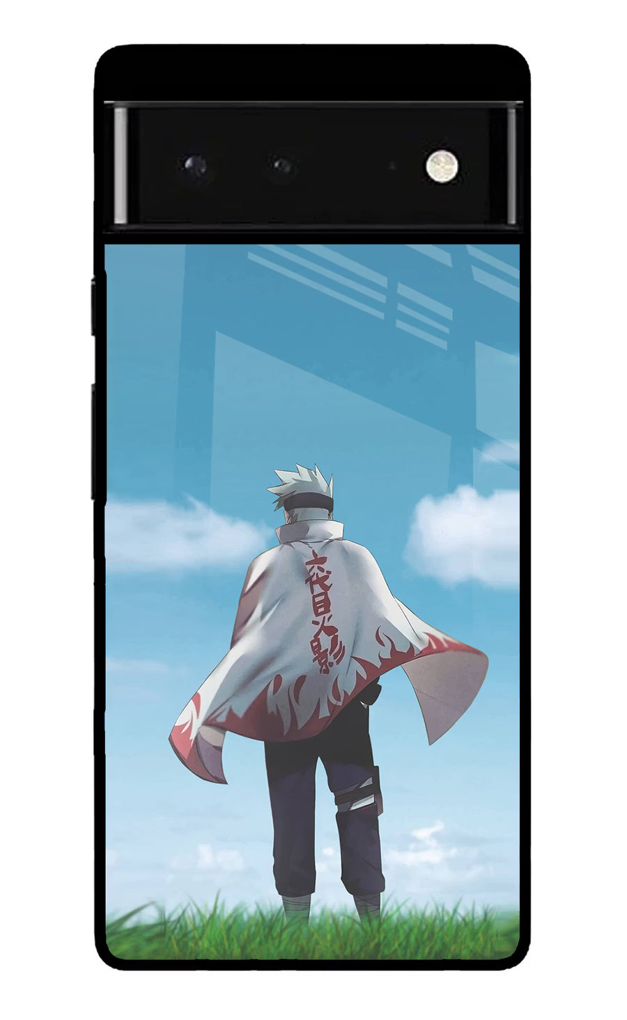 Kakashi Google Pixel 6 Back Cover, Glass case