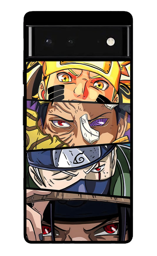 Naruto Character Google Pixel 6 Glass Case