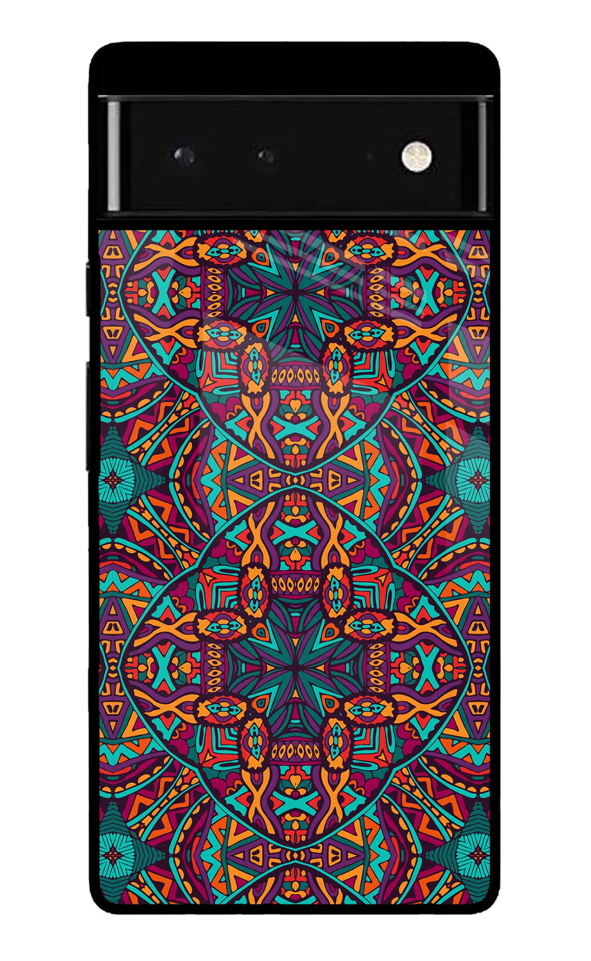 Colour Mandala Google Pixel 6 Glass Case