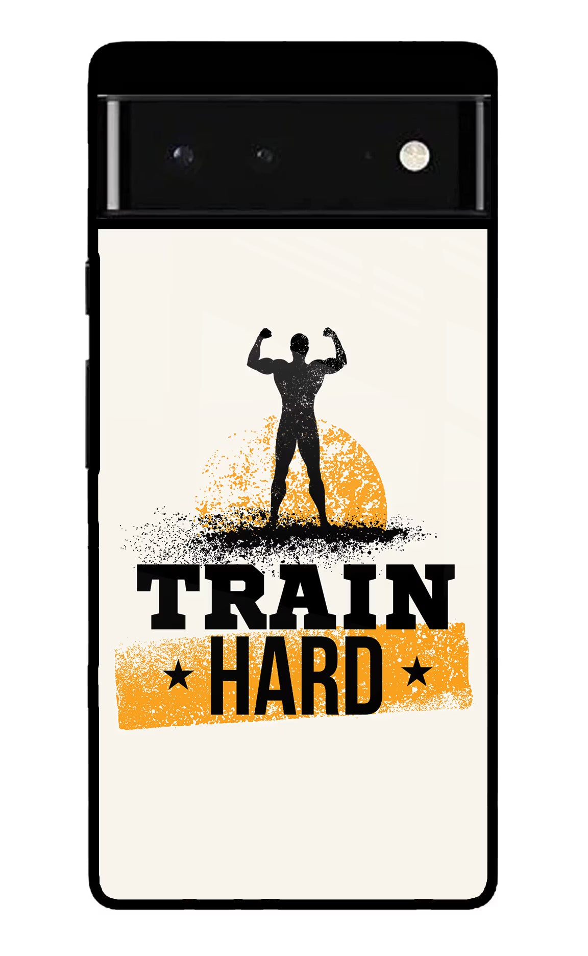 Train Hard Google Pixel 6 Glass Case