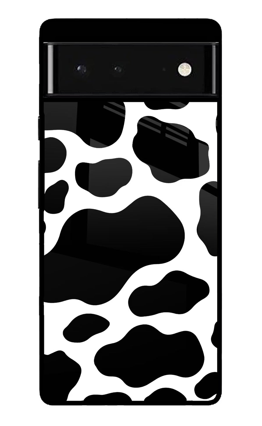 Cow Spots Google Pixel 6 Back Cover, Glass case