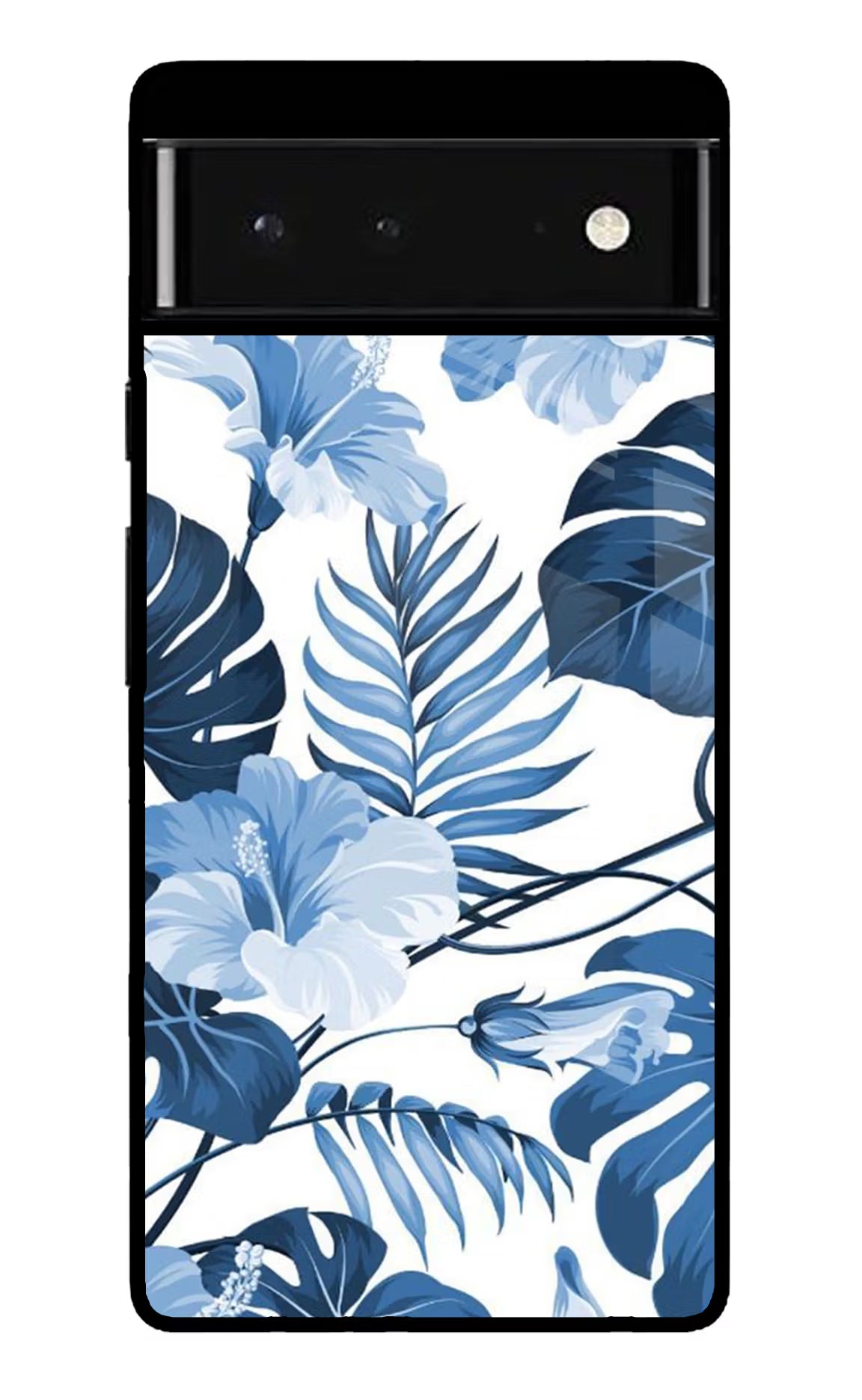 Fabric Art Google Pixel 6 Glass Case Back Cover by Casekaro