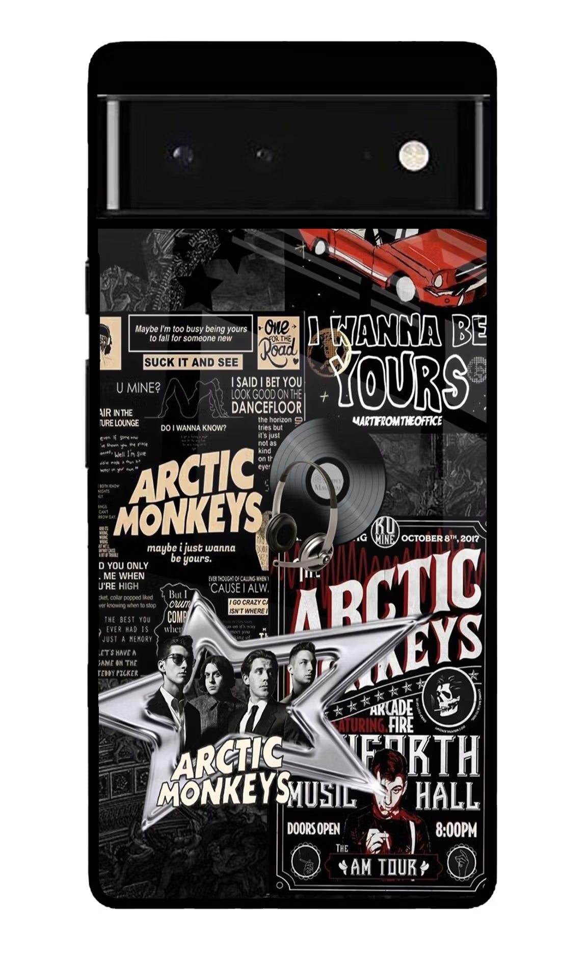 Arctic Monkeys Google Pixel 6 Glass Case Back Cover by Casekaro