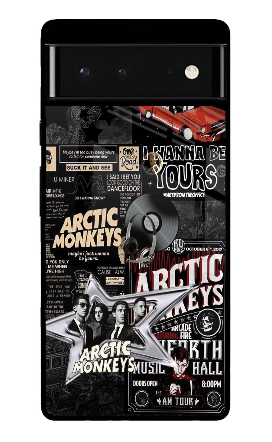 Arctic Monkeys Google Pixel 6 Back Cover, Glass case