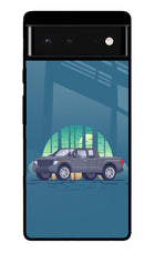 Retro Garage Vibe Google Pixel 6 Glass Case