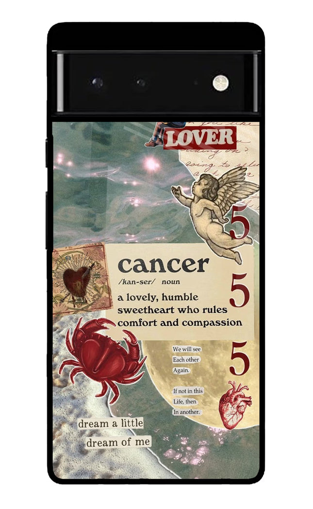 Cancer Zodiac Google Pixel 6 Glass Case