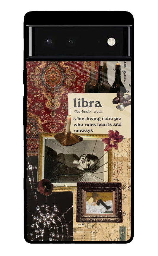 Libra Zodiac Google Pixel 6 Glass Case