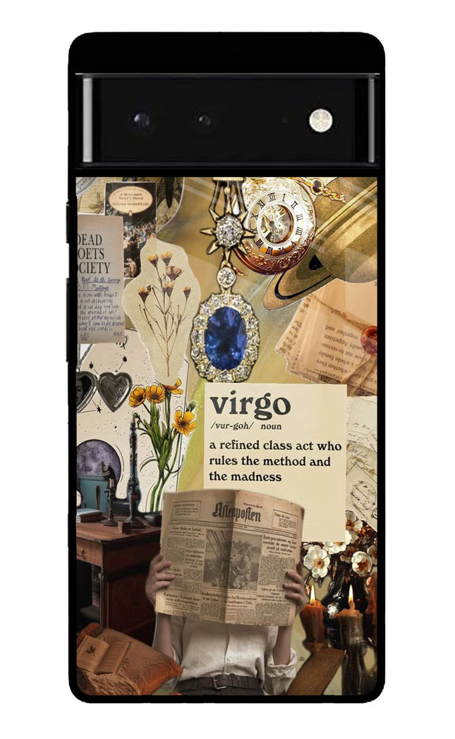 Virgo Zodiac Google Pixel 6 Glass Case