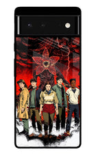 Ordinary Things Characters Google Pixel 6 Glass Case