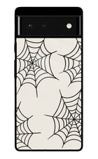 Spider Web Google Pixel 6 Glass Case