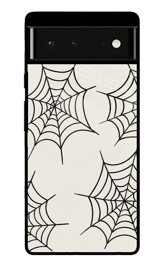 Spider Web Google Pixel 6 Glass Case