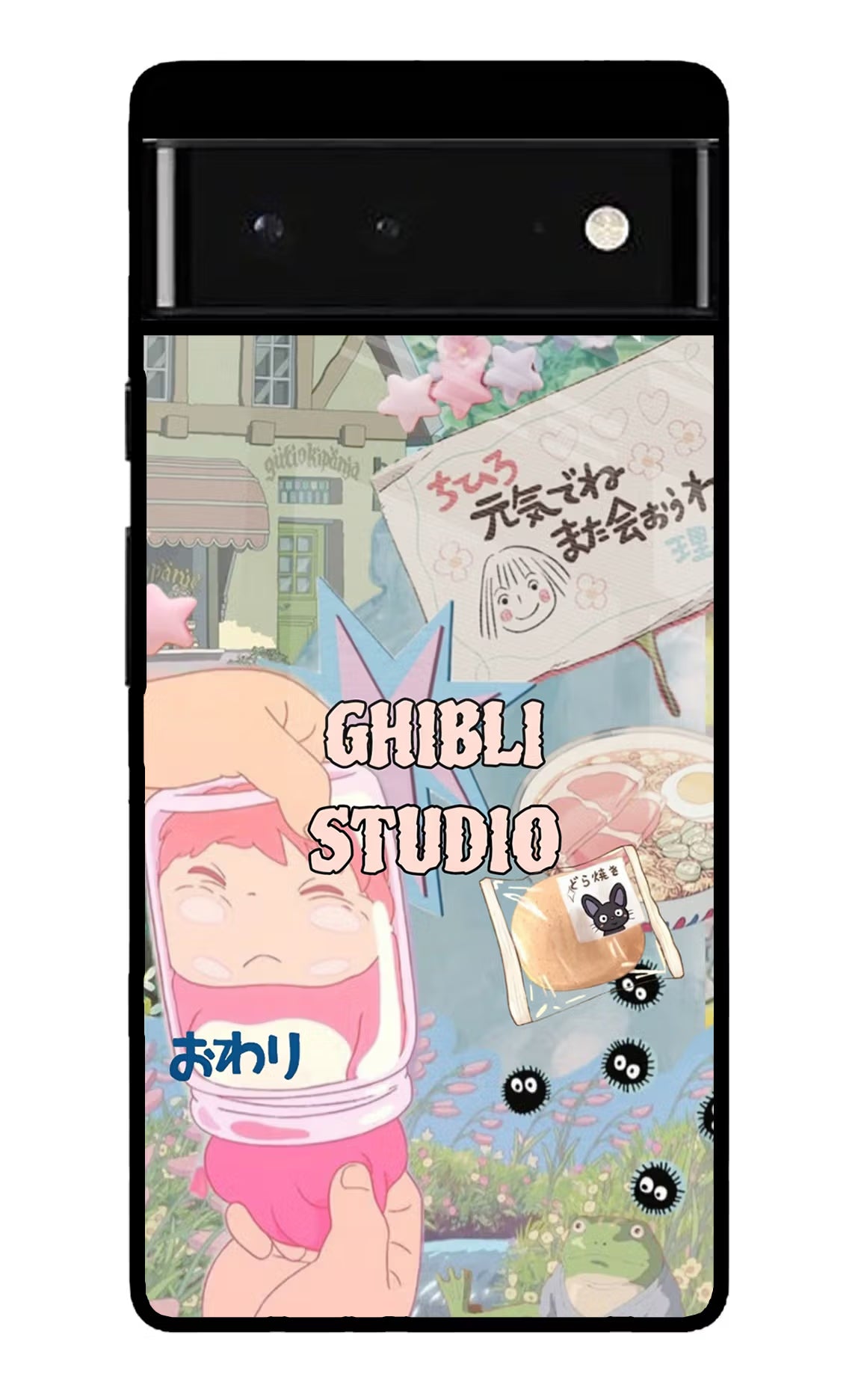 Studio Ghibli Google Pixel 6 Glass Case