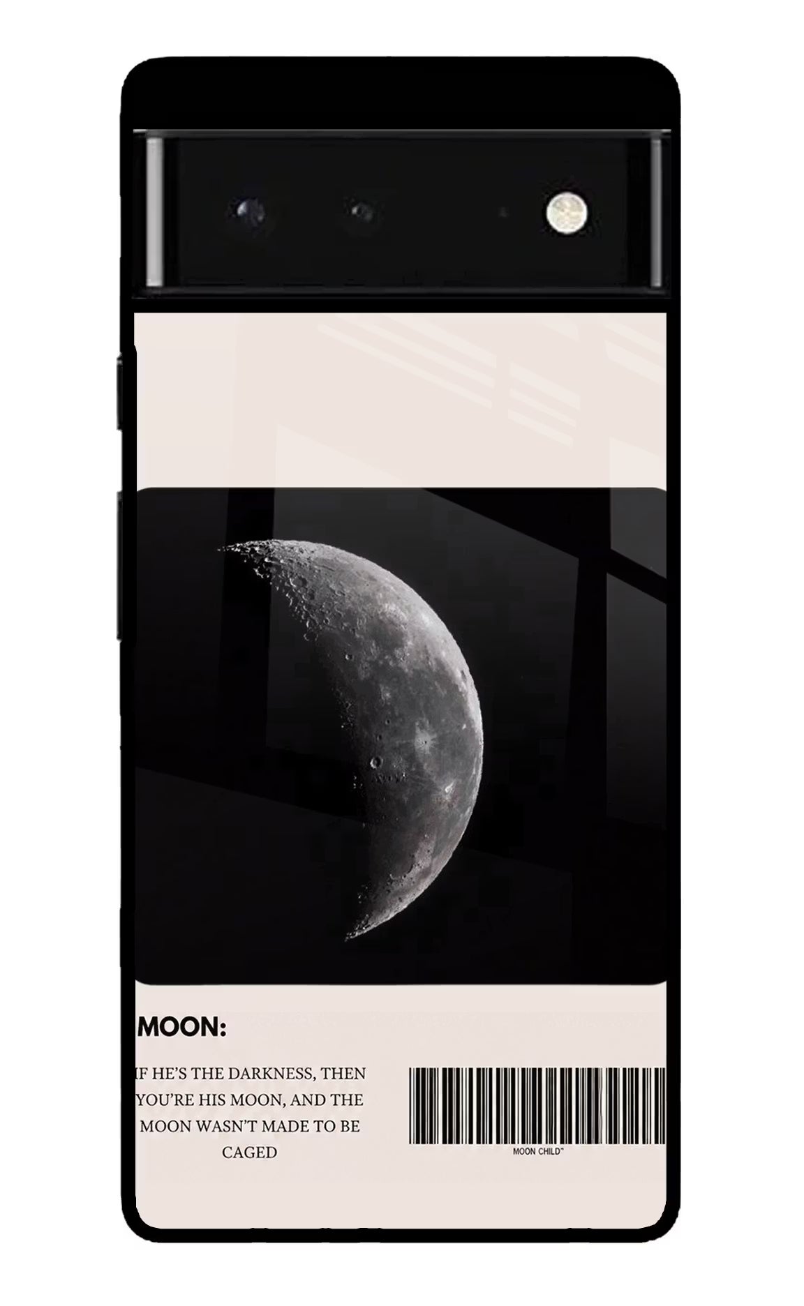 Moon Phase Google Pixel 6 Glass Case