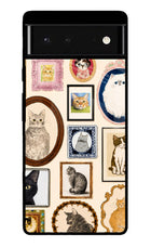 Mirror Cats Google Pixel 6 Glass Case