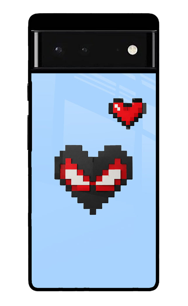 Peter Heart Google Pixel 6 Glass Case