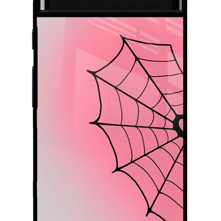 Pink Web Google Pixel 6 Glass Case