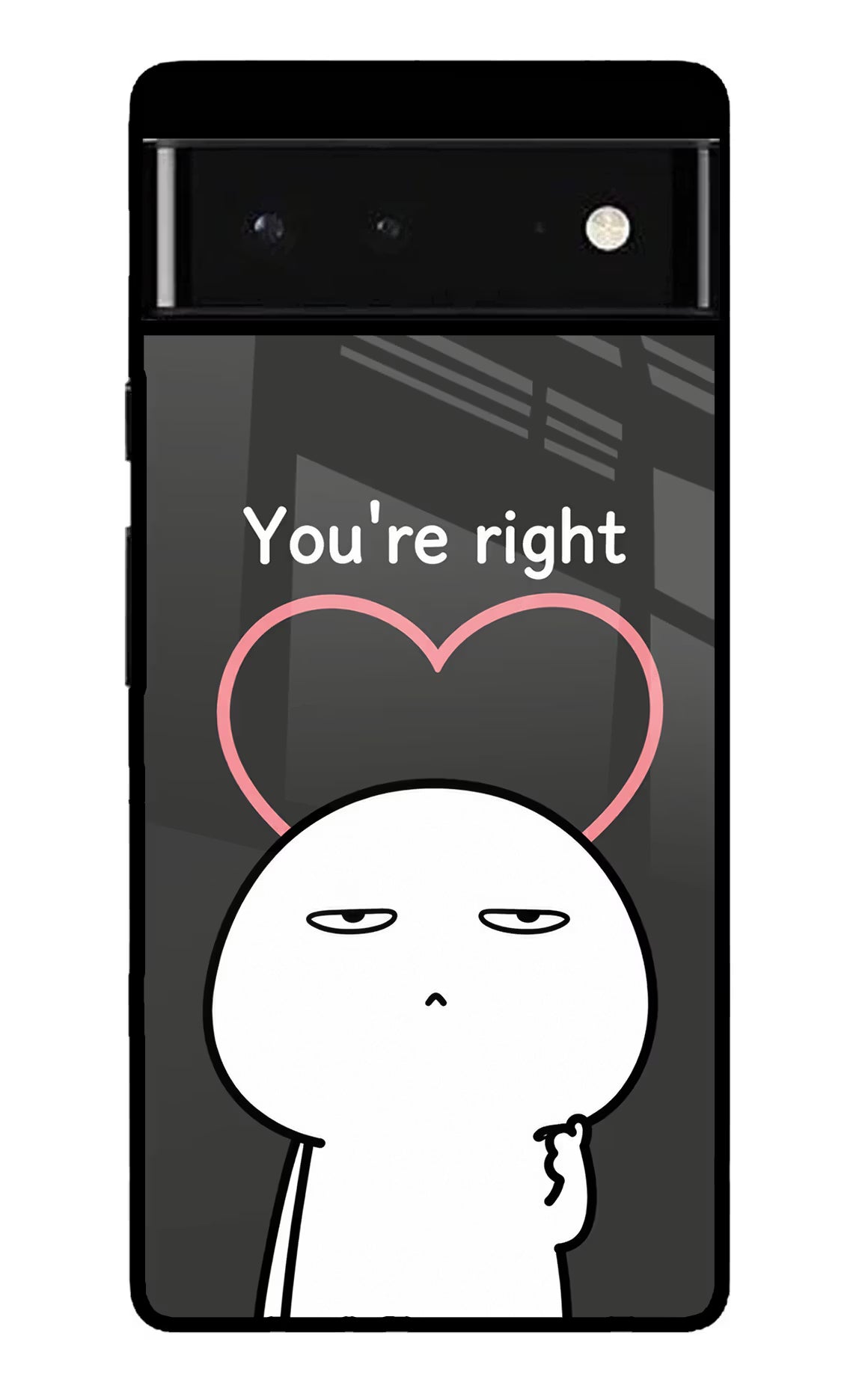 You're Right Google Pixel 6 Glass Case