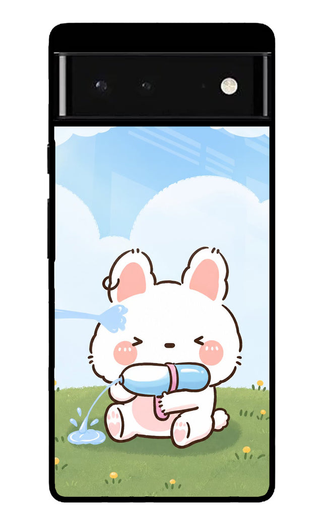 Bunny Treat Google Pixel 6 Glass Case